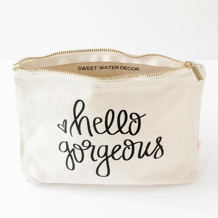 Hello Gorgeous Make up bag - TheArtsyBox