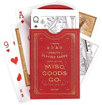 Red Deck of Playing Cards - TheArtsyBox
