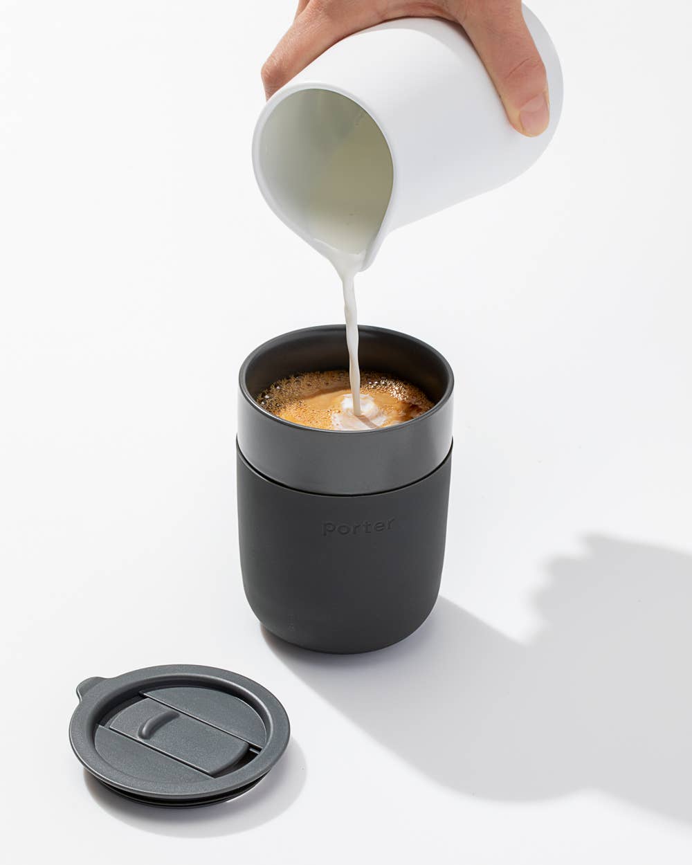 Porter Ceramic Mug 12oz - Charcoal