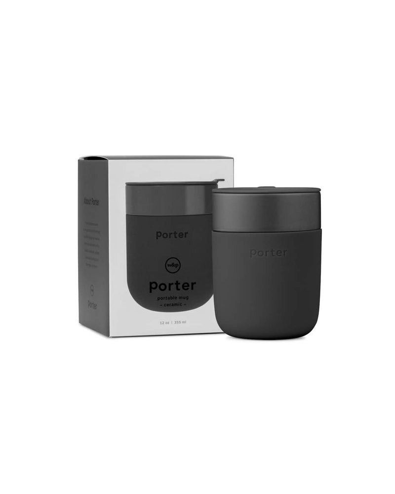 Porter Ceramic Mug 12oz - Charcoal
