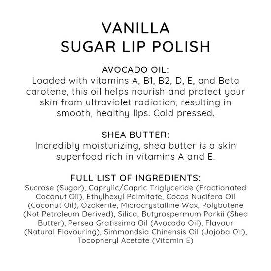 Vanilla Sugar Lip Polish - TheArtsyBox