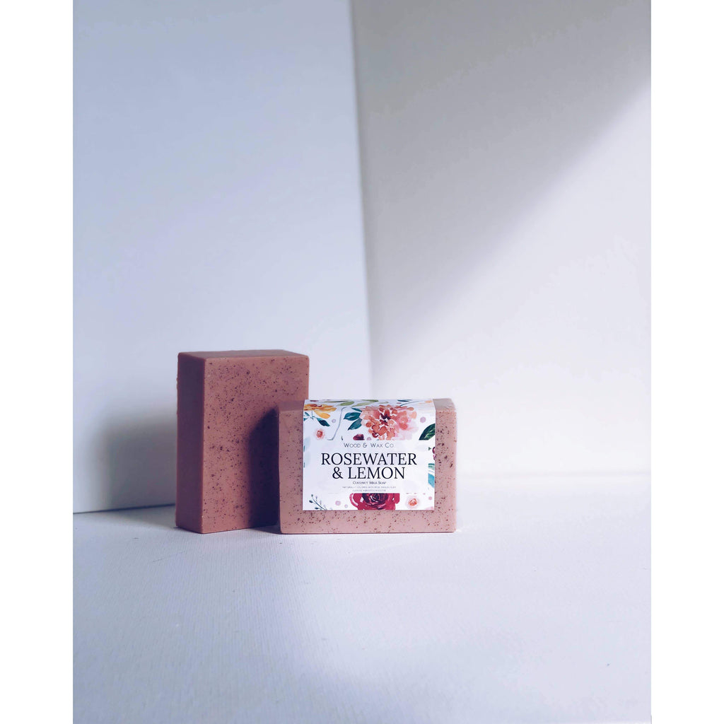 Rosewater & Lemon Coconut Milk Soap - TheArtsyBox