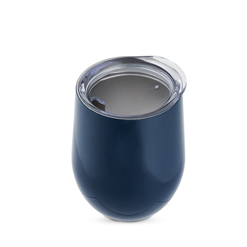 Sip & Go Stemless Wine Tumbler in Navy Blue by True - TheArtsyBox