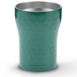 12 oz Hammered Green Stainless Steel Tumbler - TheArtsyBox