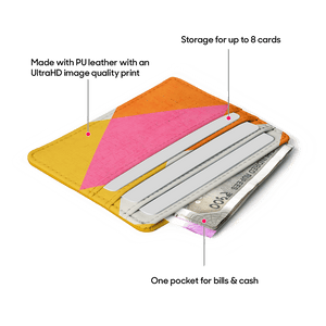 Triangle Summer Skinny Fit Card Wallet - TheArtsyBox