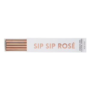 Cocktail straws - Rose gold - TheArtsyBox