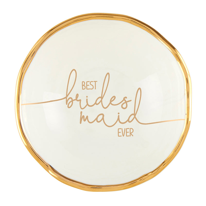 Best bridesmaid ever - Jewelry dish - TheArtsyBox