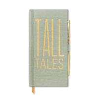 "TALL TALES" Skinny journal with pen