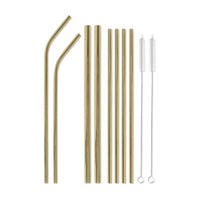 "SIPPITY DOO DAH" Stainless steel straw set