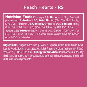 Peach Hearts - TheArtsyBox