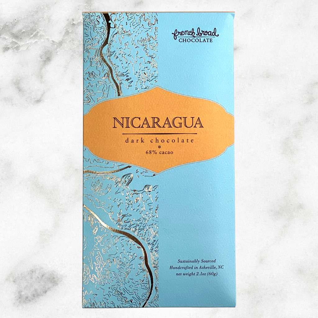 Nicaragua, 68% Dark chocolate by French Broad Chocolate