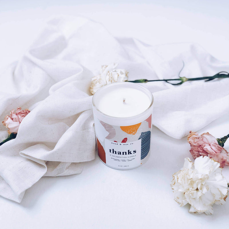 THANKS - Celebration Series Candles - TheArtsyBox