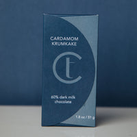 Cardamom Krumkake 60% Milk Chocolate