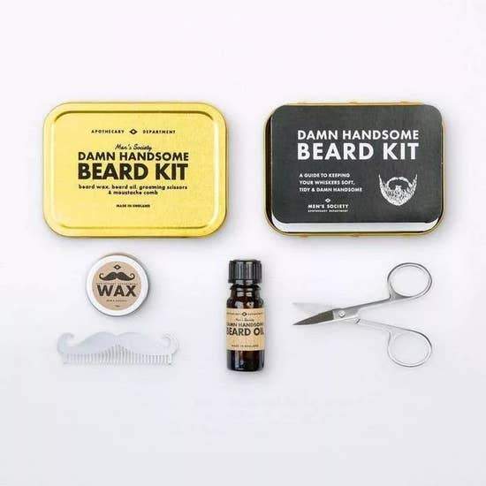 Damn Handsome Beard Grooming Kit - TheArtsyBox