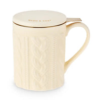 Annette™ Knit Ceramic Tea Mug & Infuser