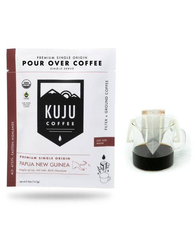 Papa new guinea pour over coffee