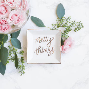Pretty things Jewelry dish - TheArtsyBox