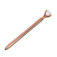 Rose Gold Diamond Top Pen - TheArtsyBox